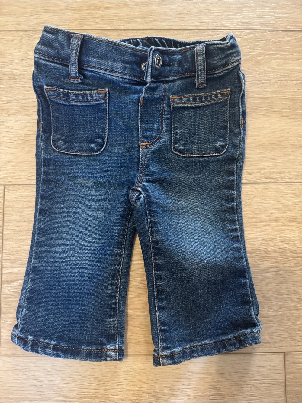 Baby Dark Blue Flare Denim Jeans - Classic Comfort